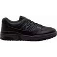 thumbnail image 1 of New Balance 550 Triple Black Sneakers BB550BBB Size 9, 1 of 6