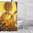 thumbnail image 3 of Demon Slayer Kimetsu no Yaiba Shower Curtain, Anime Shower Curtain with Hooks, Waterproof Cloth Fabric Shower Curtain for Bathroom Decor, Machine Washable, 72x72 Inch, 3 of 9