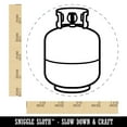 thumbnail image 2 of Propane Gas Tank BBQ Grilling Rubber Stamp for Scrapbooking Crafting Stamping - Large 1-1/4 Inch, 2 of 7
