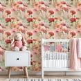 thumbnail image 3 of Vintage Floral Contact Paper Peel and Stick Wallpaper Watercolor Art Soft Pinks Delicate Shadows 23.6in x 9.8ft Self Adhesive Removable Wall Paper for Nursery Bedroom Cabinets Drawers, 3 of 8