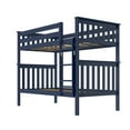 thumbnail image 3 of Plank+Beam Solid Wood Twin over Twin Bunk Bed with Ladder for Adults, No Box Spring Needed, 3 of 10