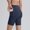 Blue, variant on High Waisted Bottoms for Women Solid Color Stylish Elastic Waist Yoga Shorts Comfortable Breathable Beach Sports Run XL Khaki