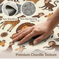 thumbnail image 6 of ODIKA Educational Design With Alphabet Border And Safari Map Layout Zoo Animal Pet Friendly & Kids Safe Play for Playroom, Bedroom, Reading Nook, 6 of 7
