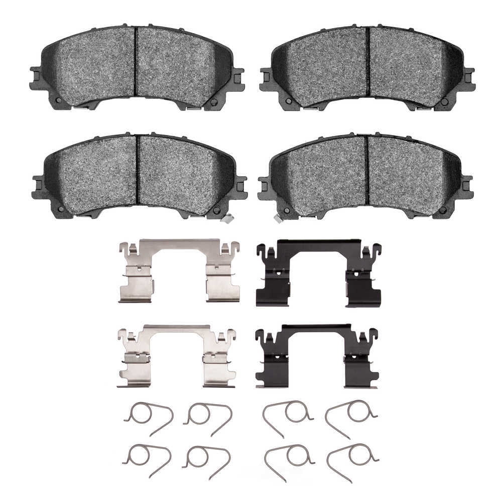 Dynamic Friction Company 1551-1736-02 DFC 5000 Advanced Brake Pads - Ceramic and Hardware Kit - OE