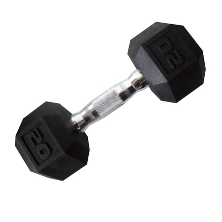 CAP Barbell 45 lb Coated Hex Dumbbell