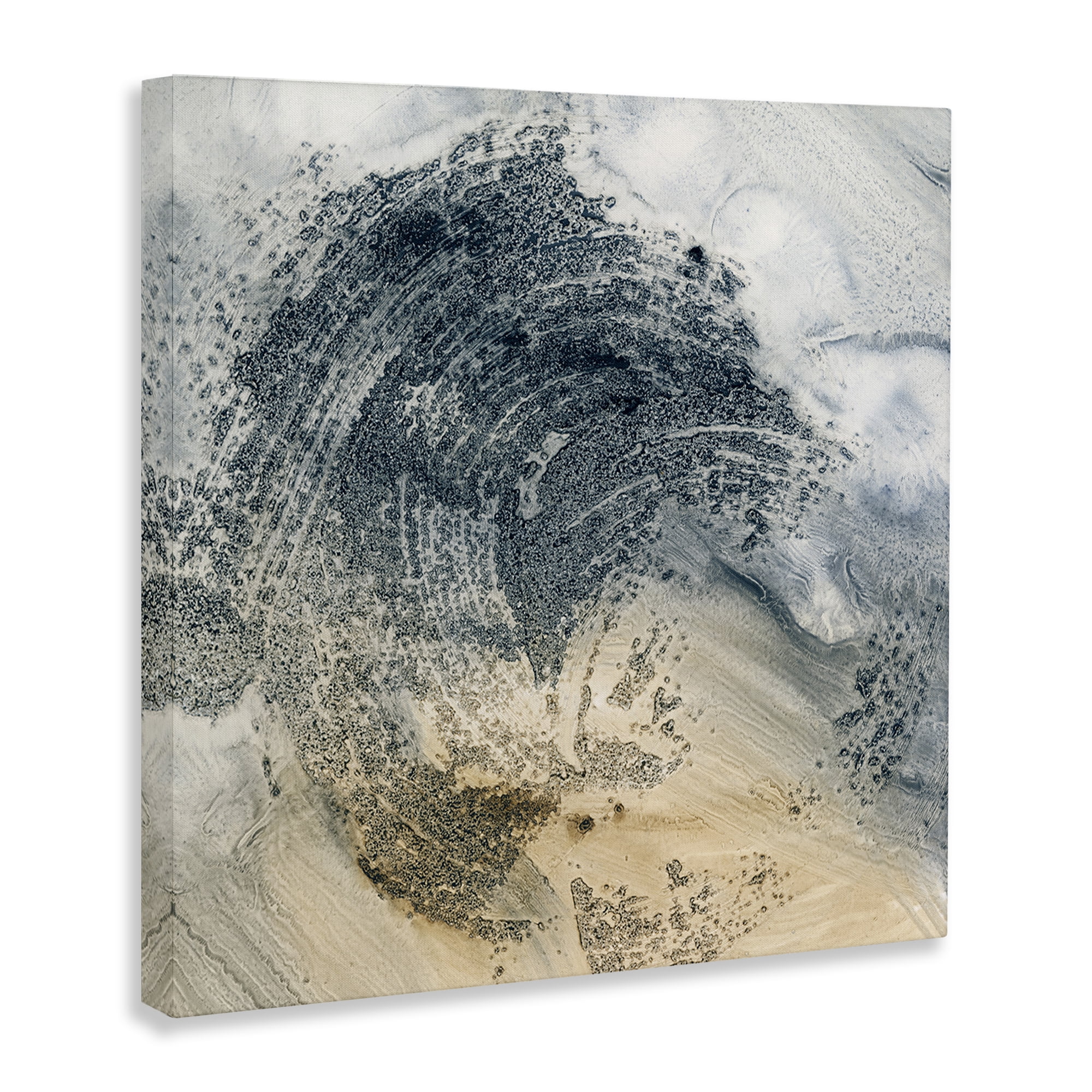 Stupell Industries Brushed Abstract Paint Abstract Painting Gallery Wrapped Canvas Art Print Wall Art, 36 x 36