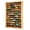Oak, variant on 12 Shelves N Scale Train Model Trains Display Case Cabinet