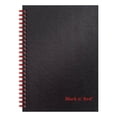 thumbnail image 2 of Twinwire Hardcover Notebook, 1 Subject, Wide/legal Rule, Black Cover, 8.25 X 5.88, 70 Sheets | Bundle of 5 Each, 2 of 7