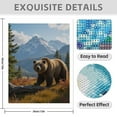 thumbnail image 3 of Diamond Art Kit for Adults, Bear In Mountain Landscape Diamond Painting for Adults Beginners, DIY Diamond Art Painting Kits, 5D Diamond Painting Crafts for Home Decor 12x16 Frameless, 3 of 7