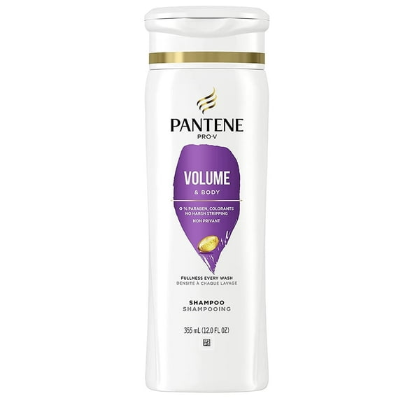 Pantene Pro-V Sheer Volume Thick, Full Body Shampoo 12.6 oz (Pack of 2)