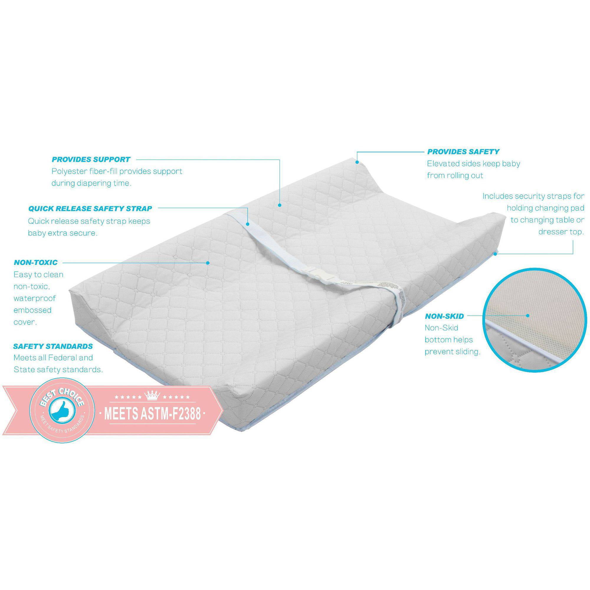la baby waterproof contour changing pad