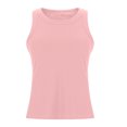 thumbnail image 6 of Homenesgenics Tank Tops for Women Plus Size Women Camisole Tank Tops with Built in Bras underwear Solid Color T-Shirt Sleeveless Tank Pink L, 6 of 6
