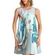 thumbnail image 1 of Disketp Let's go Travel Around the World para Vestido sin Mangas para Mujeres, Vestidos de Verano para Mujeres, Casual y Holgado para la Playa, 1 of 7