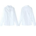 thumbnail image 2 of BJUTIR Toddler Girl Tee Kids Baby Formal Chlidren Tops White Button Shirts Blouse Tops For 7-8 Years, 2 of 2