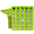 thumbnail image 1 of Cartas de bingo MR CHIPS, a prueba de atascos, fáciles de leer, tamaño grande, 50 unidades, 1 of 8