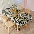 thumbnail image 4 of Zebra and Leopard Print Pattern Rectangle Tablecloth 60"x120",Waterproof Polyester Rectangle Table Cloth, Wipeable Spillproof Polyester Tablecloth for Dining, Camping, Indoor and Outdoor, 4 of 6