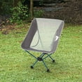 Ozark Trail Ultralightweight Polyester Backpacking Chair with Carry Bag, Turquoise Sea Frame