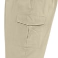 thumbnail image 6 of Kureaily Mens Cotton Yoga Pants Elastic Waist Trousers Casual Summer Beach Cargo Pants, 6 of 7