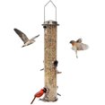 thumbnail image 1 of Comedero para pájaros, Comedero para pájaros colgante al aire libre, Comedero para pájaros en Sky Garden Yard, 4 puertos de alimentación, 1 of 5