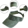 thumbnail image 3 of Sun Visor Hats Cotton Twill Ball Adjustable Sun Caps for Men Women(Army Green), 3 of 3