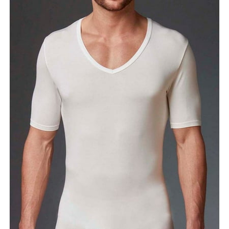 Men's Stanfield's 9670 Invisible Modal Blend Deep V-Neck Undershirt ...