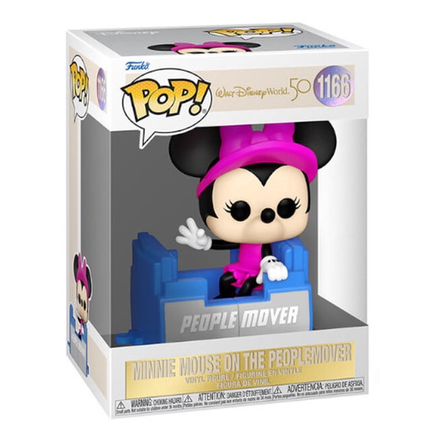 Pop Minnie Mouse On The Peoplemover 1166 Funko Disney: Walt Disney World 50