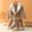 Coffee, variant on TIMIFIS Toddlers Hooded Robe Fleece Bathrobe Cute with Ear Hooded Casual Comfy Solid Color Soft Sleepwear Long Sleeve Sleeping Robes Loungewear Stylish Nightwear, for 3-12T