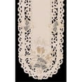 thumbnail image 1 of Sinobrite H8675-E Bougies & Cloches Crème Nappe Ronde- 68 x 68 Po., 1 of 1