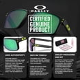 thumbnail image 6 of Oakley OO9102 Holbrook Court Square Shaped Non-Polarized Sunglasses for Men - Includes Official Eyewear Kit - Matte Black Frame with Prizm Road Jade Lens, 6 of 6