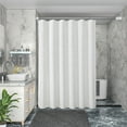 thumbnail image 5 of Cinvoph 71"x71" Solid Color Bath Curtain Waterproof Thickened Shower Curtain, Simple Plain Style Bath Decor, Curtain for Modern Home Bathroom with 12 Hooks, 5 of 6