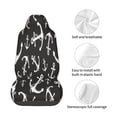 thumbnail image 4 of Balery Anchor Funda de Asiento para Auto con Diseño - Cubierta Frontal Suave y Transpirable con Protector Antideslizante- 1 Unidad, 4 of 5