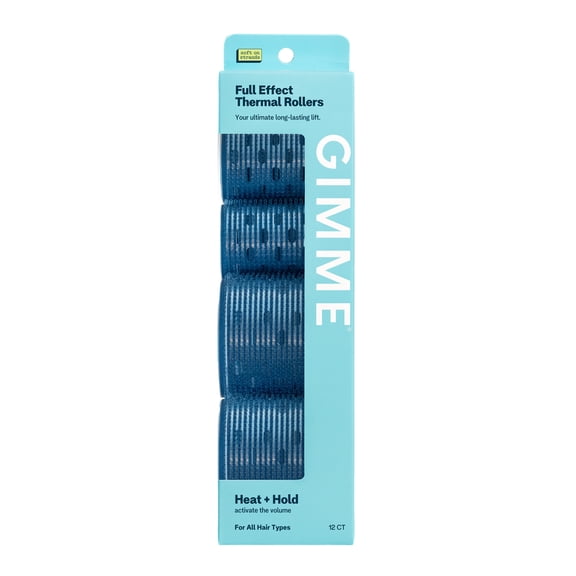 Gimme Beauty Full Effect Thermal Rollers For All Hair Types - 12 Count