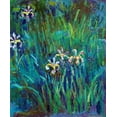 thumbnail image 2 of Monet, Claude 15x17 Gold Ornate Wood Framed with Double Matting Museum Art Print Titled - Irises 1914-1917, 2 of 4