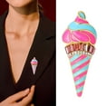 thumbnail image 2 of AOOOWER Sophisticated Ice Cream Brooch Pin Fashion Accessory for Stage and Theme Event, 2 of 10
