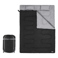 thumbnail image 1 of "Saco De Dormir Para Acampar Para 2 Personas Con 2 Almohadas Belug, Negro ", 1 of 5