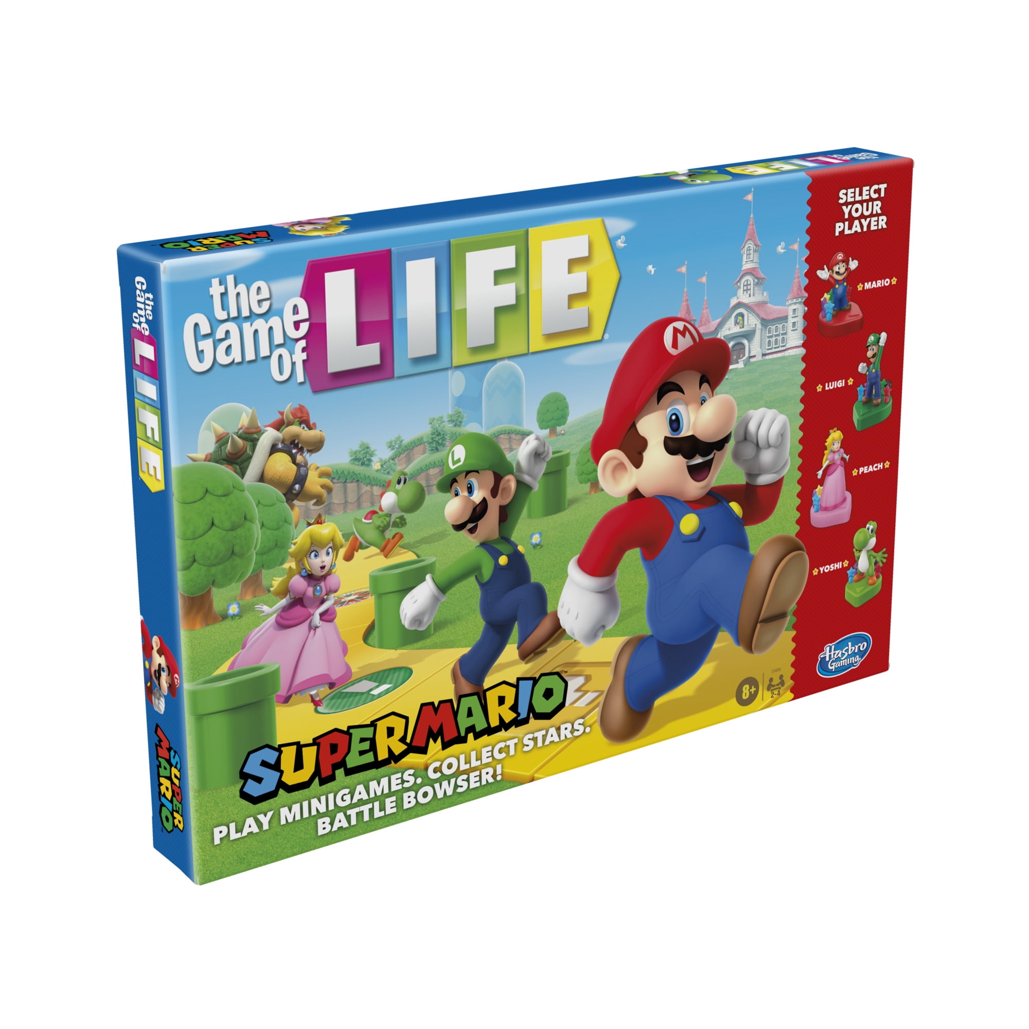 The Game Of Life Super Mario Edition Board Game For Kids Ages 8 And Up 