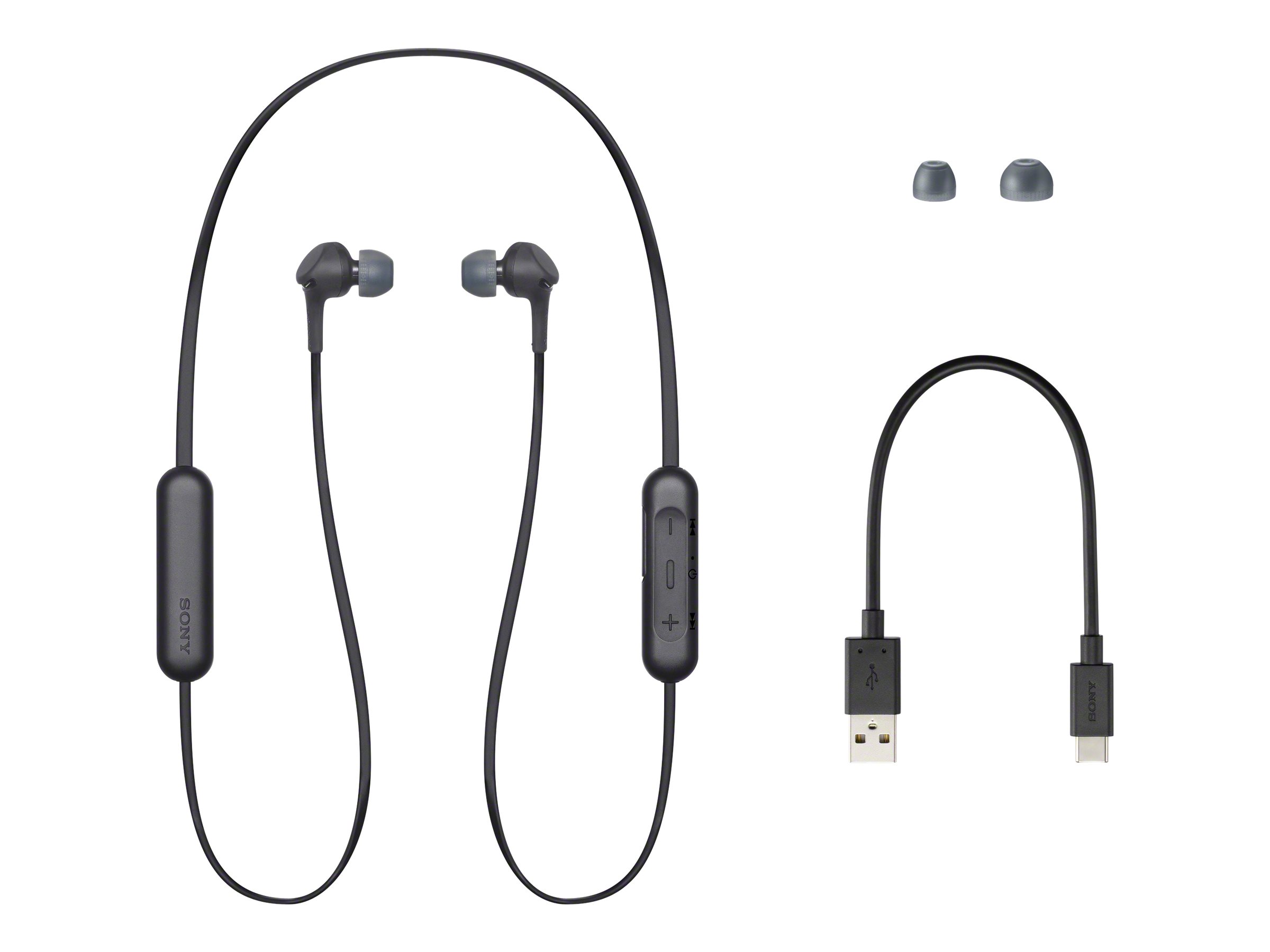 Sony WIXB400/B Wireless In Ear Headphones Built In Microphone Black - image 3 of 9