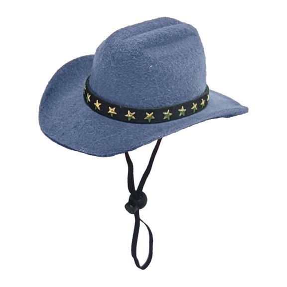 KMWGRE Western Cowboy Hat for Cats Halloween Carnival Party Role Play Accessory F A