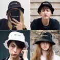 thumbnail image 3 of Sombrero De Pescador De Doble Cara Verano Unisex Mujer Pareja Coreana Moda Campeón Salvaje Hombres Protección Solar Sol, 3 of 4