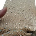 thumbnail image 4 of Limei Women's Sparkle Rhinestone Fishnets Sexy Tights High Waist Stockings, 4 of 7