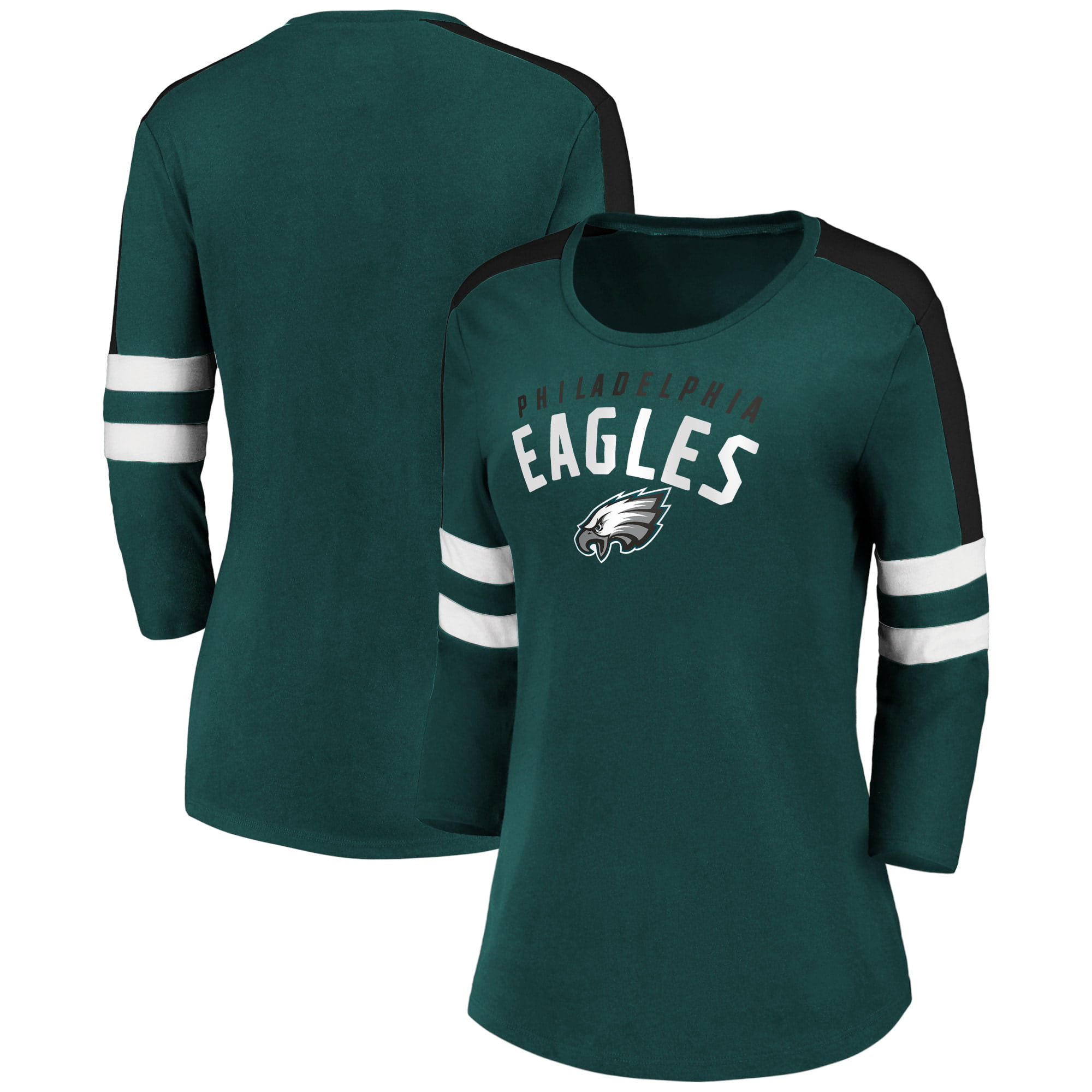 Philadelphia Eagles Fanatics Branded Women's Engage Double Team 3/4 ...