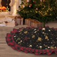 thumbnail image 5 of Pofeuu Casino Print Christmas Tree Skirt Tree Skirt Ornaments Soft Plush Christmas Tree Mat for Decorations Holiday Party Indoor Outdoor-48", 5 of 6