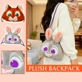 thumbnail image 5 of Zootopia Bag, Backpacks For Women, Cute Backpack, Backpack For College, Kawaii Plush Backpack, Adorable Fluffy Animal Print Daypack for Casual Outings & Photo Props, Cute Aesthetic Bag, 7.87in, 5 of 5