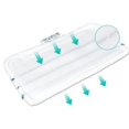 thumbnail image 4 of 2pcs For Beldray BEL01097 Microfibre steam detergent mop rectangular pads, 4 of 5