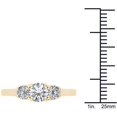 thumbnail image 4 of 1-1/4 Carat T.W. Diamond Three-Stone 14kt Yellow Gold Engagement Ring, 4 of 5