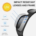 thumbnail image 4 of Lentes de sol de audio resistentes al agua, lentes de sol Bluetooth de oído abierto para escuchar música y hacer llamadas telefónicas con lentes de seguridad polarizadas UV400, 4 of 5