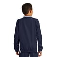 thumbnail image 2 of Sport-Tek Youth Tipped V-Neck Soft Wind Shirt, 2 of 6