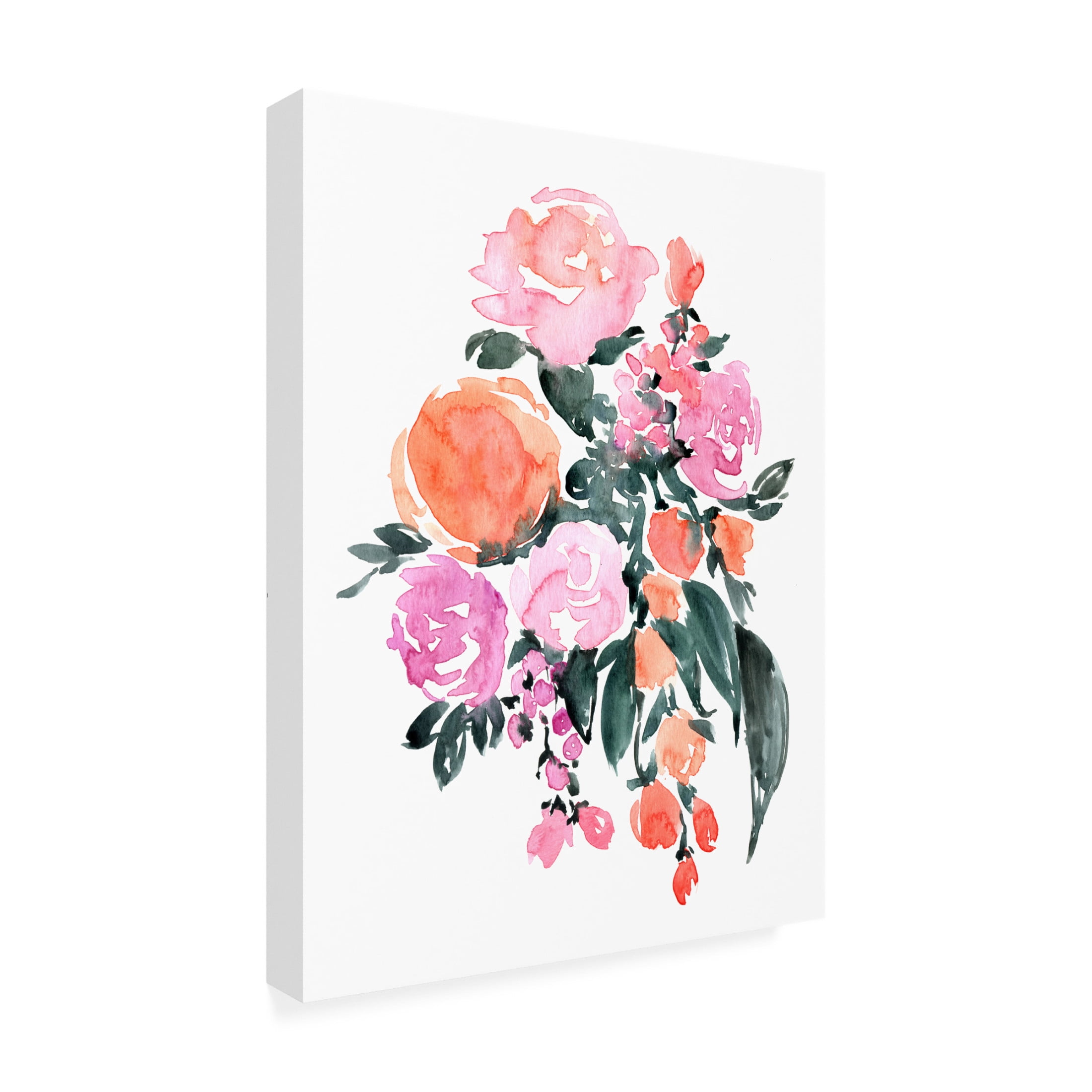 Trademark Fine Art Rosana Laiz Blursbyai Heidi bouquet Canvas Wall Art
