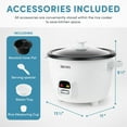 AROMA® 20Cup (Cooked) Rice Cooker and Food Steamer with Auto