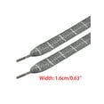 thumbnail image 3 of INSPIRE CHIC Cotton Flat Athletic Shoe Laces Linen Contrasting Checkered Shoelaces 1 Pair, 3 of 4